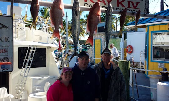Fishing Charter on 40' Henriques Sportfish Boat in Islamorada, Florida
