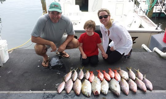 Fishing Charter on 40' Henriques Sportfish Boat in Islamorada, Florida