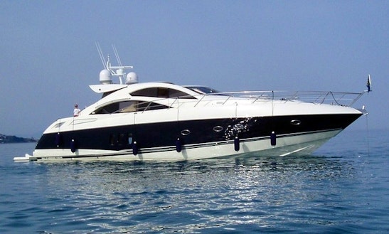 Experience A Sunseeker Motor Yacht Charter For 8 Person In Dana Point, Ca
