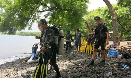 Cartas de mergulho guiadas em Bali