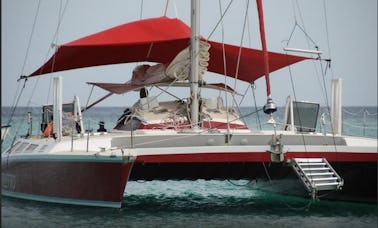 Alquile un catamarán de crucero de 45 pies en Christchurch, Barbados