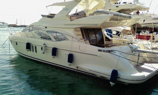 Private Azimut 62 Motor Yacht for Cruising in Crete, Greece