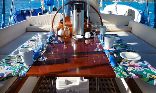 72 ft Cruising Monohull Charter for 4 Peopl in St. Thomas, US Virgin Islands
