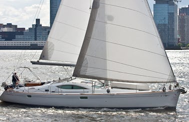 Luxury 49ft Sailing Yacht Charter in NY Harbor - US Coast Guard Inspected