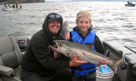 Guided Fishing Trips on Tillamook Bay, Oregon