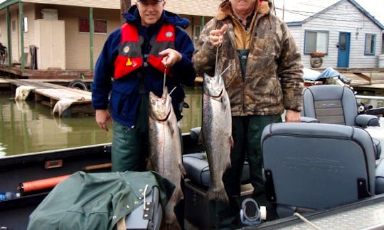 Guided Fishing Trips on the Columbia River, the Willamette River, & Tillamook Bay