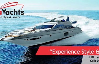 Motor Yacht Rental in Dubai for 8 passengers with a captain