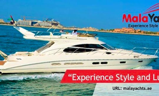 Motor Yacht Rental in Dubai for 8 passengers with a captain