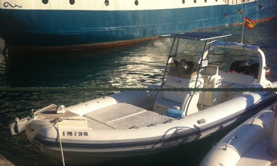 Amazing once in a lifetime trip in Palma, Spain with this Nuova Jolly RIB