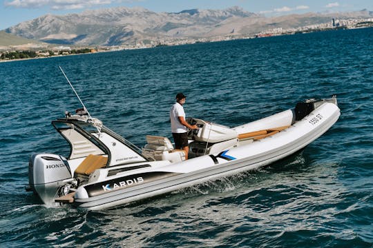 Speed boat with skipper, full day 10 hours