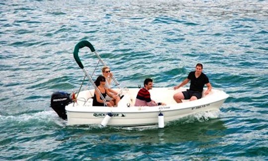 Rent 13' Quicksilver Motor Boat In L'Ampolla