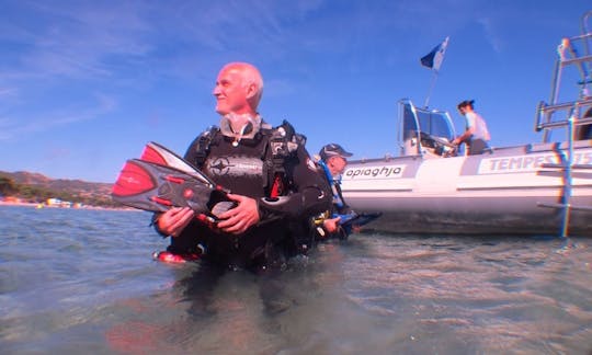 Scuba Divers Boat In Calvi