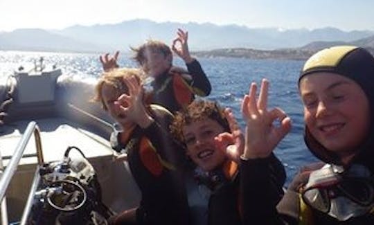 Scuba Divers Boat In Calvi