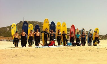 Surfeando en Zahara de los Atunes