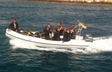 Guided Diving Boat Charter in Tarragona, Spain