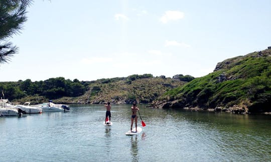 Stand Up Paddleboard Charter in Fornells Menorca, Balearic Island