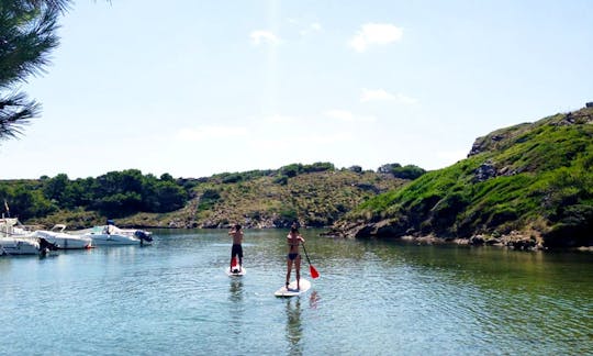 Stand Up Paddleboard Charter in Fornells Menorca, Balearic Island