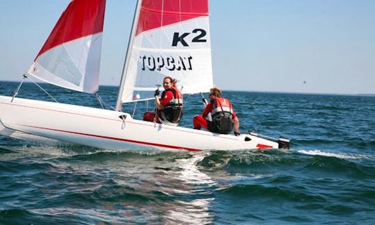17ft TOPCAT K2 CLASSIC Beach Catamaran Rental in Pavilosta, Latvia