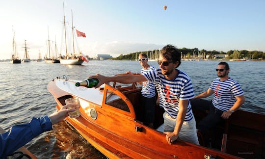 C.G. Pettersson Historic Motor Yacht in Rostock, Germany