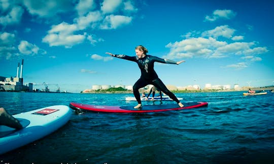 SUP Surfing In Denmark