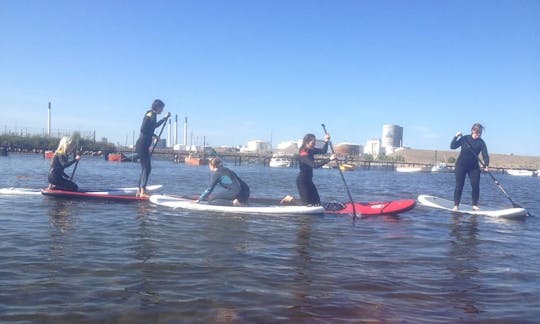 SUP Surfing In Denmark