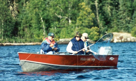 Aluguel de barcos de 16' Lunds em Savant Lake