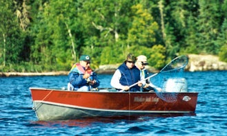 16' Lunds Boat Rental In Savant Lake