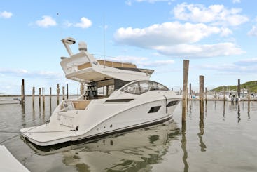 Nouveau yacht de luxe avec Fly-Bridge, coussins solaires, pour 12 personnes Pickup Highlands NJ/NYC