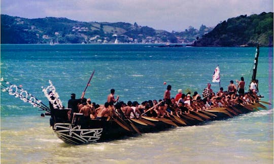 Waka Taua' Canoe in Bay of Islands
