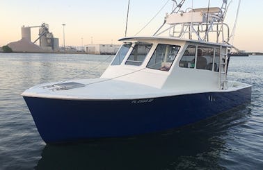 32ft Prowler Sport Fisherman Boat Charter in Cape Canaveral, Florida