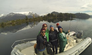 Tour guiado de pesca en RIB en la Patagonia Argentina