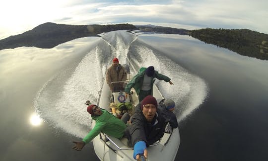 Guided Fishing Tour on RIB in Patagonia Argentina