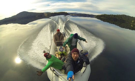 Guided Fishing Tour on RIB in Patagonia Argentina