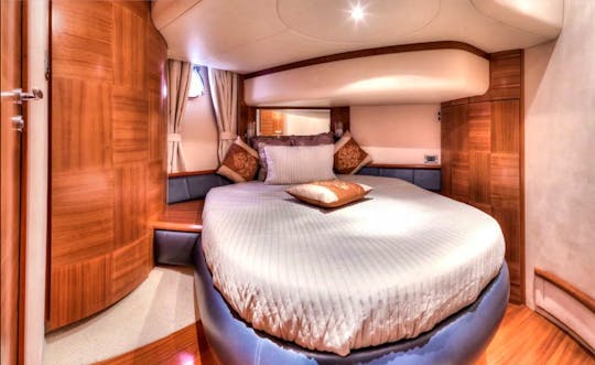 Captained Azimut 50 Motor Yacht with three (3) cabins in Dubai