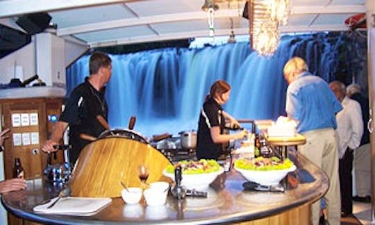 Enjoy 54' Passenger Boat Dinner Cruise 'Ratanui' in Paihia, Northland
