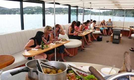 Enjoy 54' Passenger Boat Dinner Cruise 'Ratanui' in Paihia, Northland