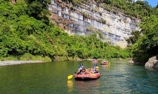 Full Day Scenic Rafting On The Rangitikei River, New Zealand.  Family Friendly.