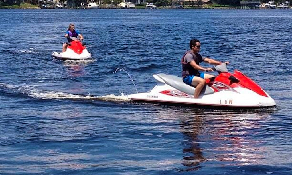 Dolphin Tour On Jet Ski Waverunner In Fort Walton Beach, Florida
