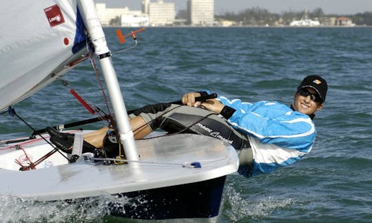 13ft Laser Single Handed Dinghy Charter in Falmouth, UK