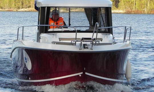 Deck Boat Rental in Kangasniemi