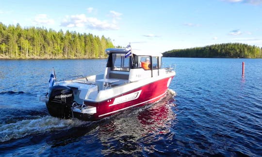 Deck Boat Rental in Kangasniemi