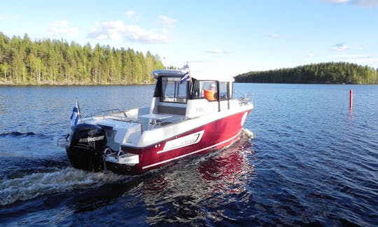 Deck Boat Rental in Kangasniemi