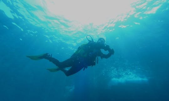 Barco de mergulho de 19 pés em Tenerife