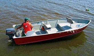 17' Upgrade Jon Boat Fishing Charter in Spanish, Canada