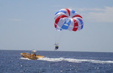 Parascending Flights in Playa Chica, Puerto del Carmen
