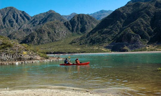 Half Day Kayak Trips (5 Km Route) through the Mendoza River in Argentina
