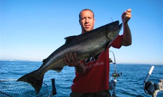 Fishing Charter On 61ft “UnReel” Ocean Sport Fisherman Yacht In Ontario, Canada