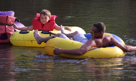 Enjoy Tubing Adventures in Brodhead, Wisconsin with friends!