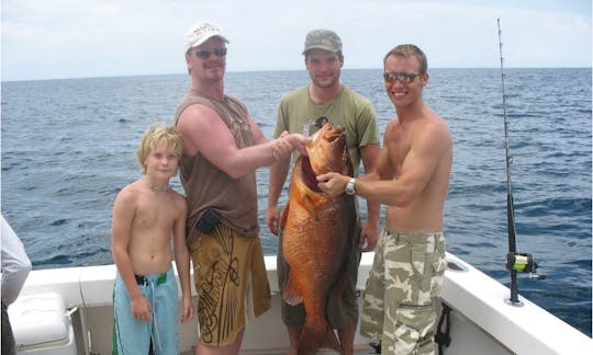 Fishing Charter on the Rhino Charger Boat in Tamarindo