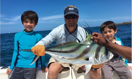 Fishing Charter on the Rhino Charger Boat in Tamarindo
